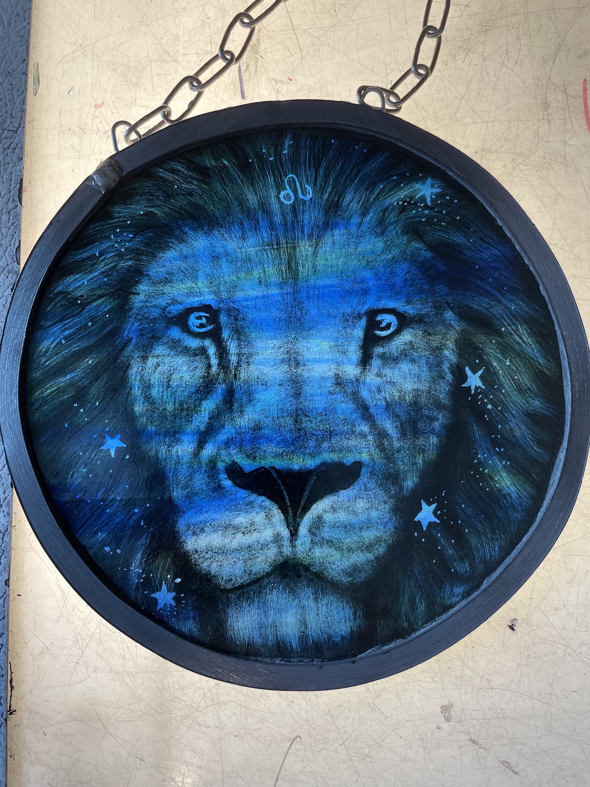stained glass commissioned artwork