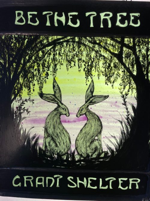 Be the Tree bespoke stained glass panel by Christine Saunders