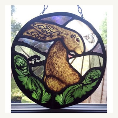 Virgo Zodiac Star Signs Stained Glass