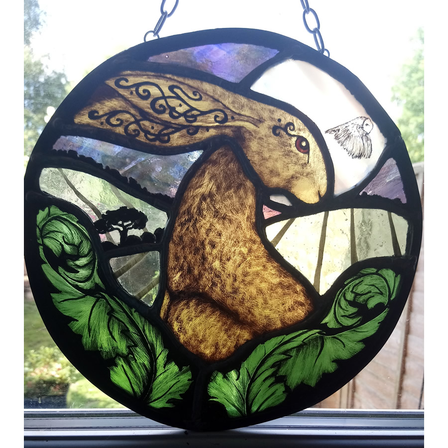 stained glass roundels