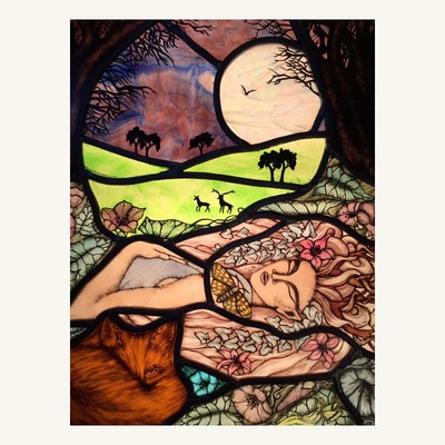suncatcher stained glass commission