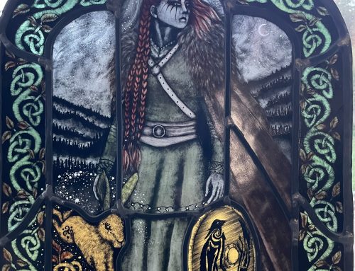 Boudica Stained Glass Art: Christine Saunders Brings the Story of the Hare to Life